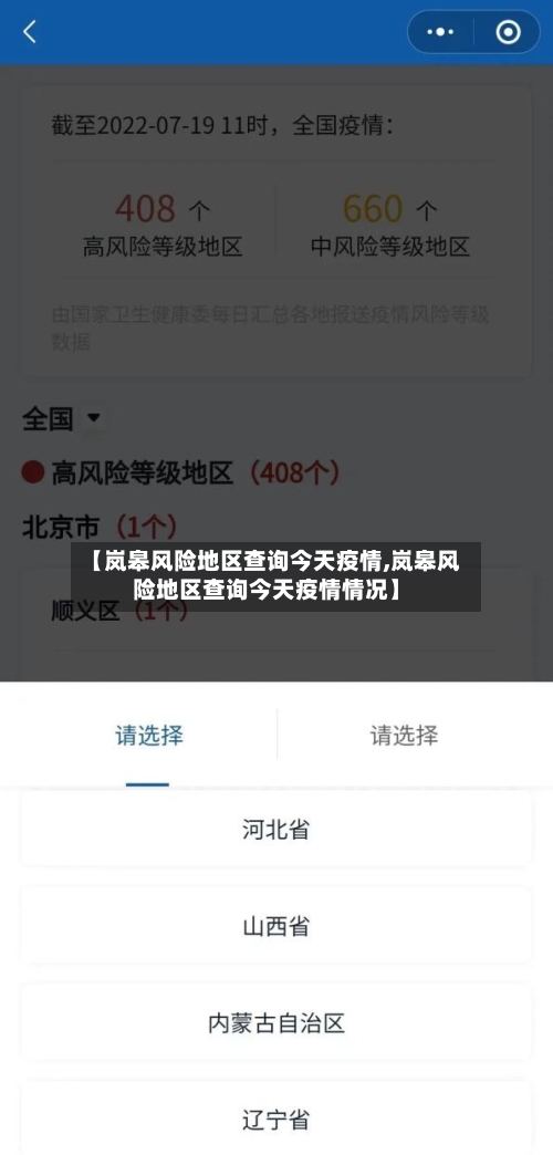 【岚皋风险地区查询今天疫情,岚皋风险地区查询今天疫情情况】