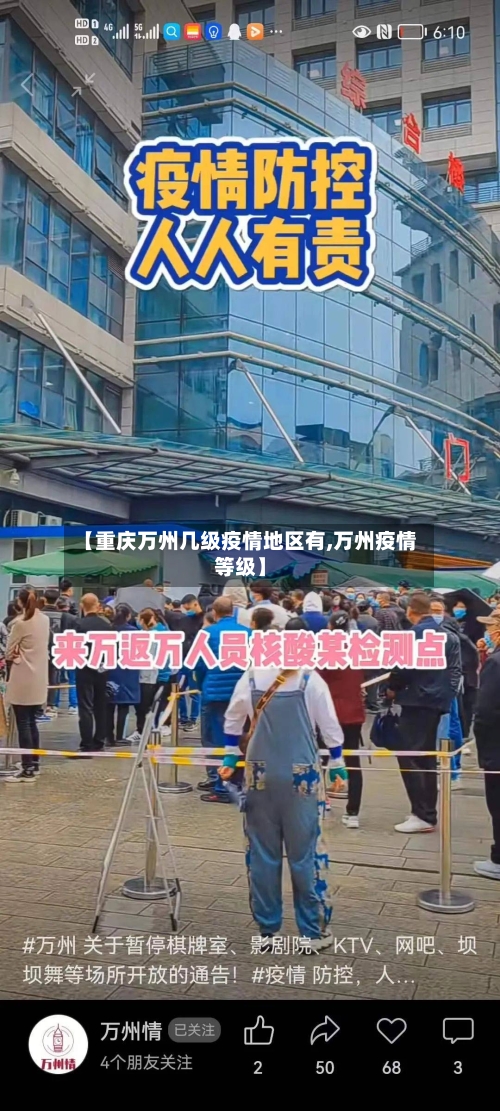 【重庆万州几级疫情地区有,万州疫情等级】